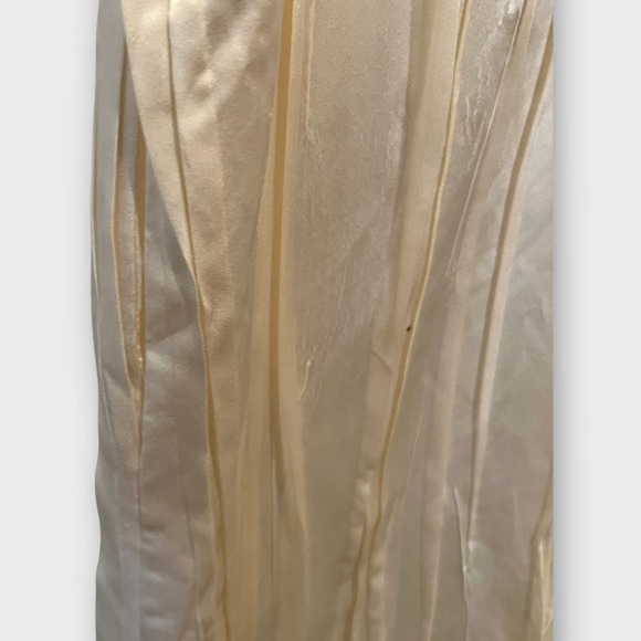 Rentrayage Gospel Brunch Pleated Silk Blend Shift Dress Size 10 - Picture 7 of 10